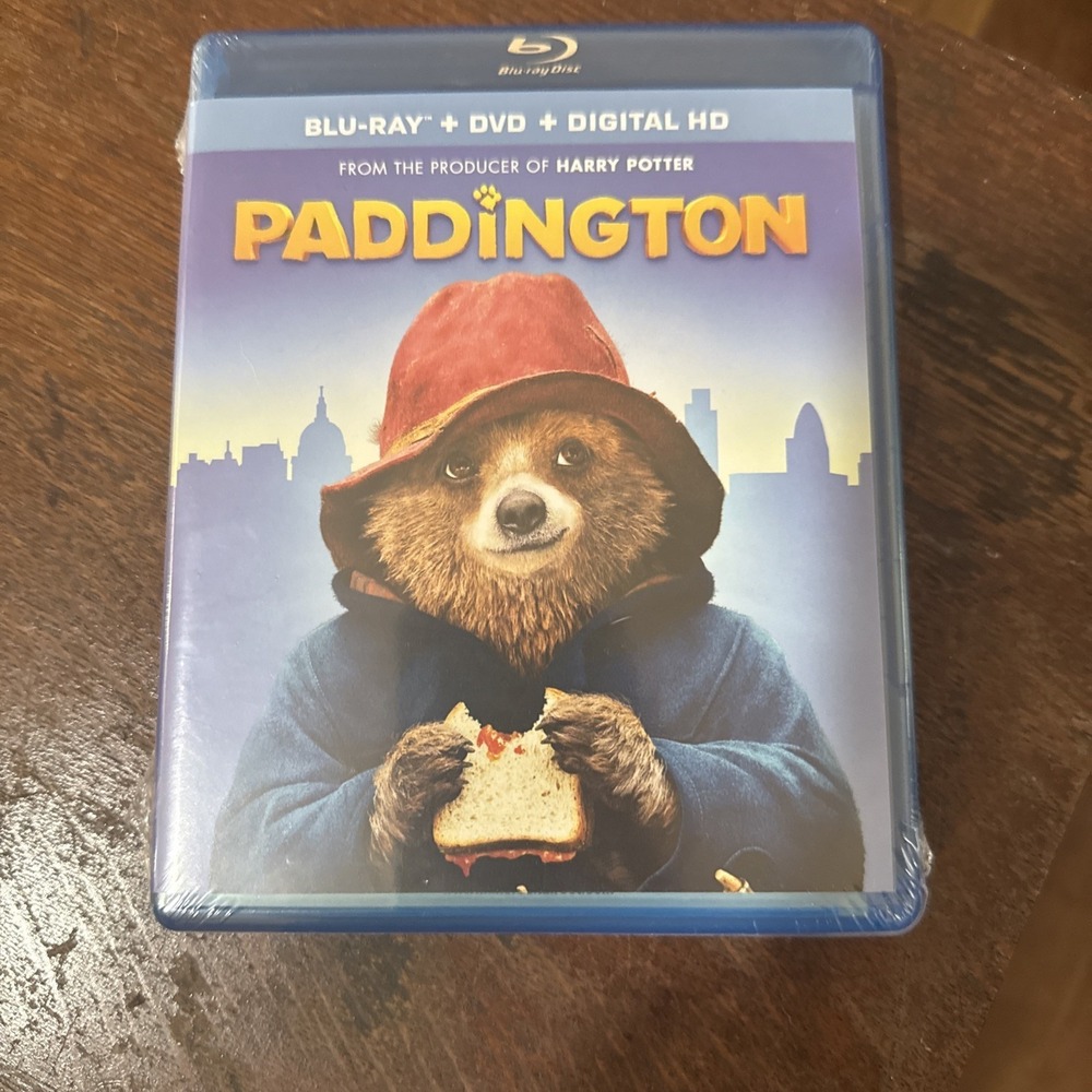 Paddington DVD Blu-Ray Movie New Sealed in plastic; + digital HD